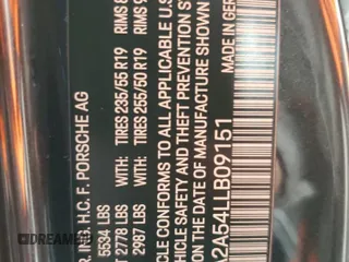 2020 Porsche Macan z VIN WP1AA2A54LLB09151, wystawiony jako Copart lot #51426065 z przebiegiem 46 196 mil mil oraz Szkoda całkowita • Salvage title. Historia ofert i sprzedaży dostępna na DreamBid. Obrazek 14.