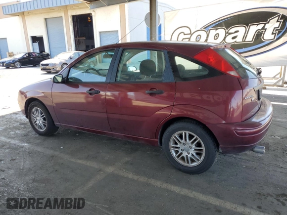 2006 Ford Focus S with VIN 1FAFP37N36W178280, listed as a Copart auction lot 63308445 with 190,348 mi miles and Clean title. Bid and sale history available at DreamBid. Image 2.