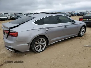 2020 Audi A5 Sportback Premium Plus with VIN WAUCNCF52LA018224, listed as a Copart auction lot 37165944 with 29,722 mi miles. Bid and sale history available at carsss.com. Image 3.