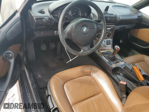2001 BMW Z3 2.5 z VIN WBACN33441LK46402, wystawiony jako Copart lot #57974785 z przebiegiem 142 661 mil mil oraz Szkoda całkowita • Salvage title. Historia ofert i sprzedaży dostępna na DreamBid. Obrazek 8.