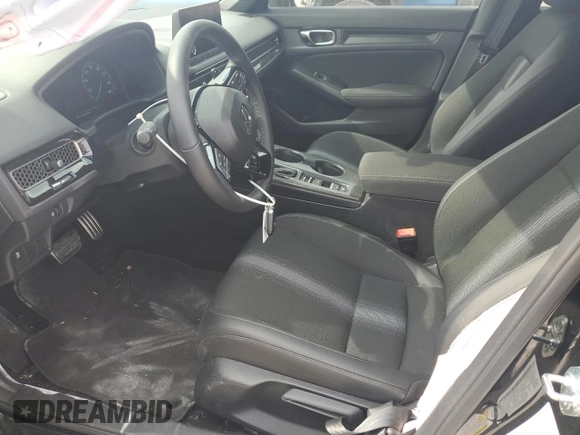 2025 Honda Civic Sport with VIN 2HGFE2F51SH570874, listed as a Copart auction lot 51715905 with 3,086 mi miles and Salvage title. Bid and sale history available at DreamBid. Image 7.