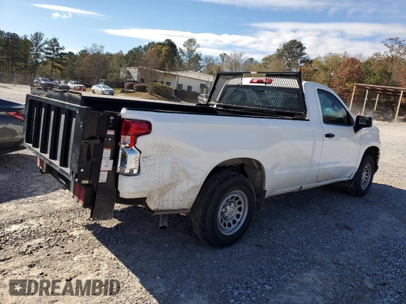2021 Chevrolet Silverado 1500 Work Truck with VIN 3GCNWAEH7MG171743, listed as a Copart auction lot 80291414 with 46,718 mi miles and Clean Title. Bid and sale history available at carsss.com. Image 3.