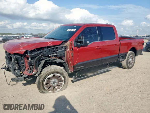 2024 Ford F-250 XL with VIN 1FT8W2BT7REE97844, listed as a Copart auction lot 59583795 with 22,517 mi miles and Salvage title. Bid and sale history available at DreamBid. Image 1.