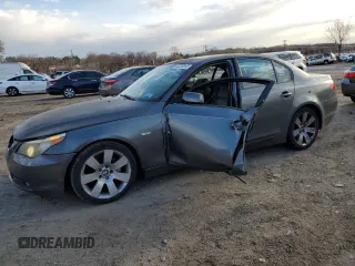 2007 BMW 5 Series 530i with VIN WBANE73517CM56053, listed as a Copart auction lot 50326615 with 149,461 mi miles and Salvage Title. Bid and sale history available at carsss.com. Image 1.