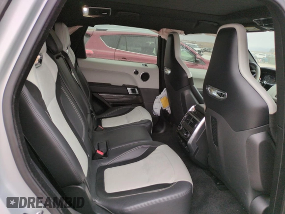 2022 Land Rover Range Rover Sport SVR with VIN SALWZ2RE2NA220101, listed as a Copart auction lot 54006325 with 24,809 mi miles and Salvage title. Bid and sale history available at DreamBid. Image 11.