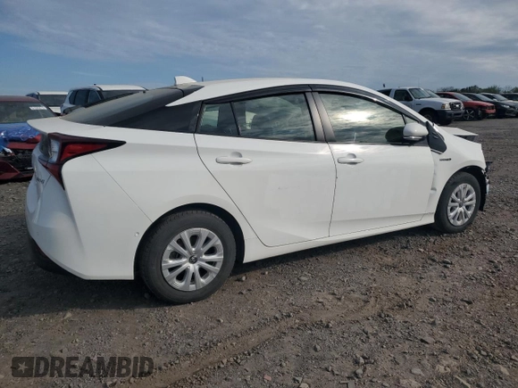 2022 Toyota Prius L Eco with VIN JTDKAMFU4N3164249, listed as a Copart auction lot 47899625 with 75,692 mi miles and Salvage Title. Bid and sale history available at carsss.com. Image 3.