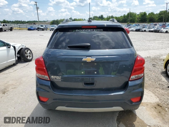 2022 Chevrolet Trax LT with VIN KL7CJLSM6NB512771, listed as a Copart auction lot 61241545 with 54,709 mi miles and Salvage title. Bid and sale history available at DreamBid. Image 6.