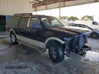 2009 Ford Expedition EL Eddie Bauer with VIN 1FMFK18579LA02474, listed as a Copart auction lot 84611554 with 297,774 mi miles and Salvage Title. Bid and sale history available at carsss.com. Image 4.
