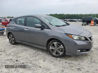 2018 Nissan LEAF SV with VIN 1N4AZ1CP1JC307031, listed as a Copart auction lot 58869215 with 99,621 mi miles and Salvage title. Bid and sale history available at DreamBid. Image 4.
