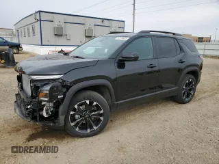 2025 Chevrolet Equinox AWD RS with VIN 3GNAXTEG3SL189277, listed as a Copart auction lot 54510335 with 6,368 mi miles and Salvage title. Bid and sale history available at DreamBid. Image 1.
