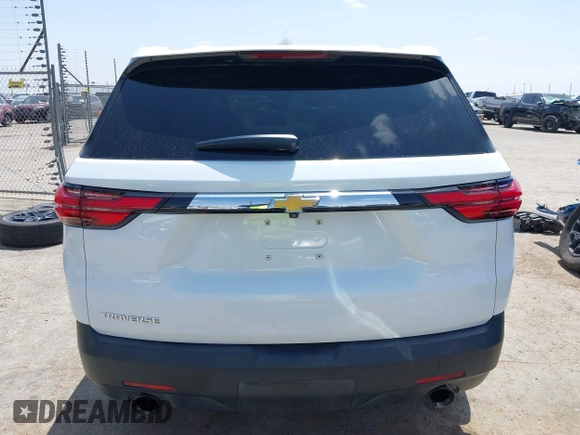 2022 Chevrolet Traverse LS with VIN 1GNERFKW2NJ132976, listed as a IAAI auction lot 42045876 with 55,601 mi miles and . Bid and sale history available at DreamBid. Image 17.
