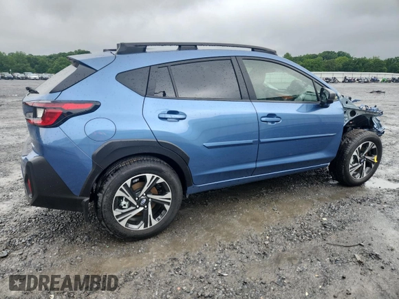 2024 Subaru Crosstrek Premium with VIN JF2GUADCXRH916410, listed as a Copart auction lot 58162605 with 938 mi miles and Salvage title. Bid and sale history available at DreamBid. Image 3.