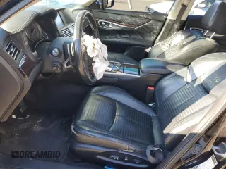2012 Infiniti M37 with VIN JN1BY1AP2CM330080, listed as a Copart auction lot 82846994 with 0 mi miles and Salvage Title. Bid and sale history available at carsss.com. Image 7.