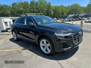 2019 Audi Q8 Premium Plus with VIN WA1BVAF12KD016786, listed as a Copart auction lot 63250795 with 102,579 mi miles and Clean title. Bid and sale history available at DreamBid. Image 4.