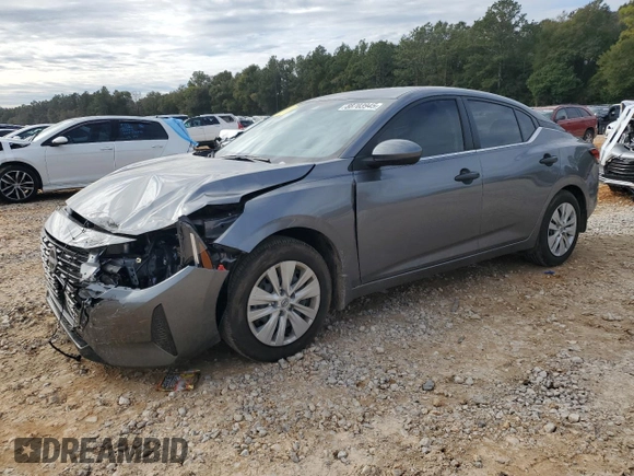2024 Nissan Sentra S with VIN 3N1AB8BV1RY363032, listed as a Copart auction lot 88703945 with 7,029 mi miles and Salvage Title. Bid and sale history available at carsss.com. Image 1.