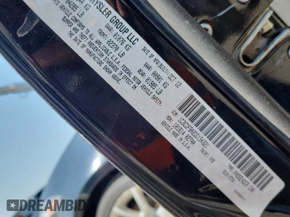 2013 Dodge Dart SXT with VIN 1C3CDFBA2DD154321, listed as a Copart auction lot 59161685 with 82,754 mi miles and Salvage title. Bid and sale history available at DreamBid. Image 12.
