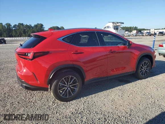 2025 Lexus NX 350h Luxury with VIN JTJHKCEZ6S2045132, listed as a Copart auction lot 73509094 with 8,709 mi miles and Salvage title. Bid and sale history available at DreamBid. Image 3.