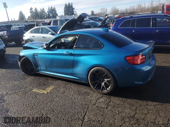 2018 BMW M2 z VIN WBS1J5C59JVD36008, wystawiony jako Copart lot #87876685 z przebiegiem 24 255 mil mil oraz Szkoda całkowita • Salvage title. Historia ofert i sprzedaży dostępna na DreamBid. Obrazek 2.
