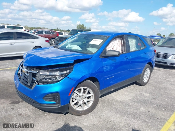 2024 Chevrolet Equinox LS with VIN 3GNAXHEG2RL160764, listed as a IAAI auction lot 41513843 with 18,679 mi miles. Bid and sale history available at carsss.com. Image 19.