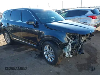 2022 Kia Telluride LX with VIN 5XYP2DHC9NG214968, listed as a IAAI auction lot 41329588 with 59,141 mi miles and . Bid and sale history available at DreamBid. Image 1.