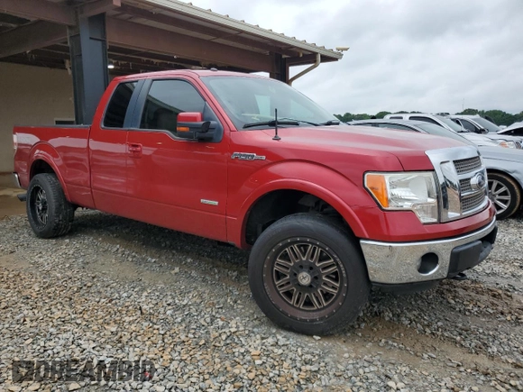 2012 Ford F-150 XL with VIN 1FTFX1ET3CFA22607, listed as a Copart auction lot 54562105 with 217,778 mi miles and Clean Title. Bid and sale history available at carsss.com. Image 4.