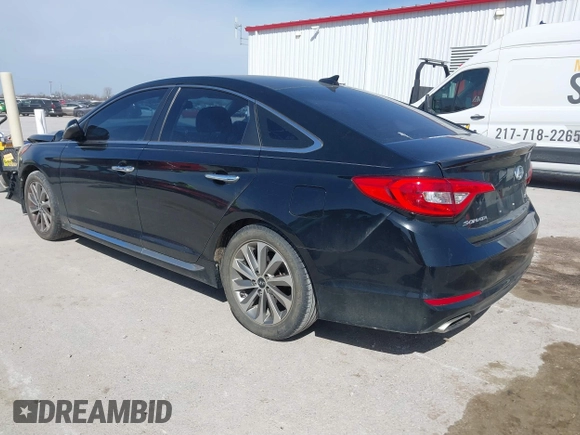 2016 Hyundai Sonata Sport with VIN 5NPE34AF3GH309904, listed as a IAAI auction lot 41811864 with 176,212 mi miles and . Bid and sale history available at DreamBid. Image 3.