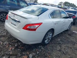 2011 Nissan Maxima 3.5 SV with VIN 1N4AA5AP3BC836970, listed as a IAAI auction lot 41234414 with 0 mi miles. Bid and sale history available at carsss.com. Image 4.