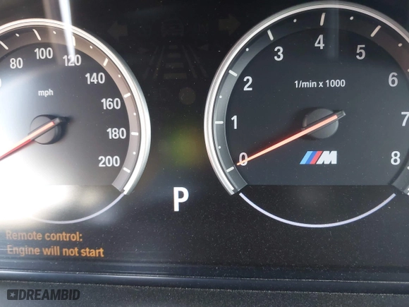 2013 BMW M5 with VIN WBSFV9C5XDD096234, listed as a IAAI auction lot 41498048 with 1 mi miles. Bid and sale history available at carsss.com. Image 15.