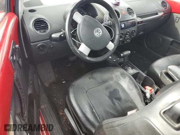2006 Volkswagen Beetle with VIN 3VWSG31C76M407539, listed as a Copart auction lot 46348895 with 115,038 mi miles and Salvage Title. Bid and sale history available at DreamBid. Image 8.