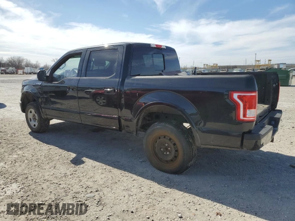 2015 Ford F-150 XLT with VIN 1FTEW1EFXFKD15991, listed as a Copart auction lot 55333551 with 0 mi miles and Salvage Title. Bid and sale history available at carsss.com. Image 2.