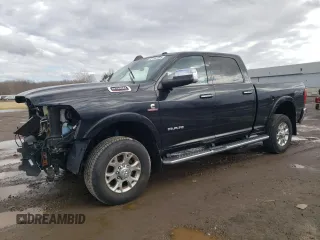 2019 Ram 2500 Laramie with VIN 3C6UR5FL4KG693344, listed as a Copart auction lot 47744485 with 53,672 mi miles and Salvage Title. Bid and sale history available at carsss.com. Image 1.