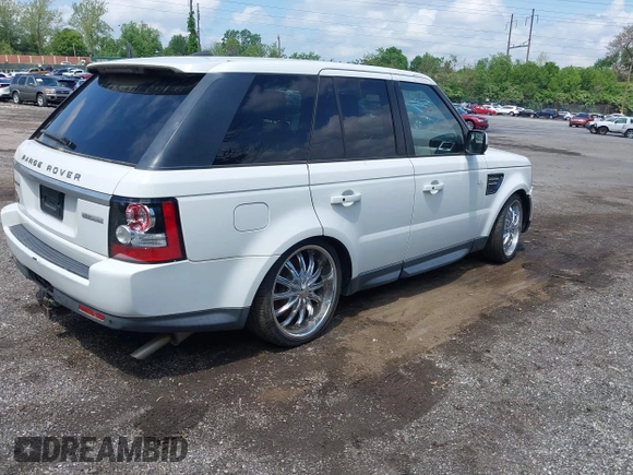 2013 Land Rover Range Rover Sport HSE Lux with VIN SALSK2D43DA813529, listed as a IAAI auction lot 42196632 with 126,970 mi miles and . Bid and sale history available at DreamBid. Image 4.