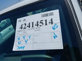 2011 Ford Ranger XL z VIN 1FTKR1AD2BPA46980, wystawiony jako IAAI lot #42414514 z przebiegiem Nie podano mil oraz . Historia ofert i sprzedaży dostępna na DreamBid. Obrazek 17.