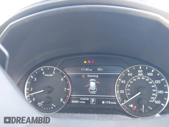 2020 Infiniti QX50 Luxe with VIN 3PCAJ5M12LF117067, listed as a IAAI auction lot 41172977 with 56,991 mi miles and . Bid and sale history available at DreamBid. Image 7.