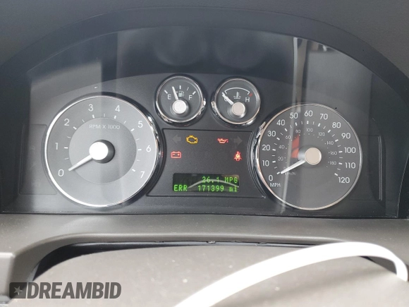 2008 Mercury Milan Premier with VIN 3MEHM08Z98R646125, listed as a Copart auction lot 51006265 with 171,399 mi miles and Salvage title. Bid and sale history available at DreamBid. Image 9.