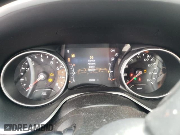 2020 Jeep Compass Limited with VIN 3C4NJCCB7LT114456, listed as a Copart auction lot 54621405 with 49,893 mi miles and Clean Title. Bid and sale history available at carsss.com. Image 9.