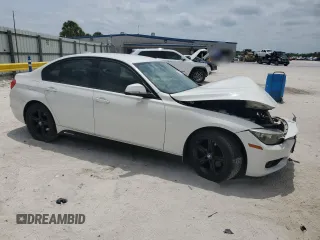 2014 BMW 3 Series 320i with VIN WBA3B1C50EK130907, listed as a Copart auction lot 53980565 with 0 mi miles and Non Repairable. Bid and sale history available at carsss.com. Image 4.