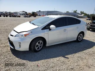 2014 Toyota Prius Four with VIN JTDKN3DU1E1775644, listed as a Copart auction lot 60493825 with 107,446 mi miles and Salvage title. Bid and sale history available at DreamBid. Image 1.