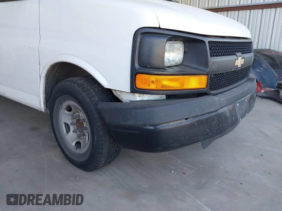 2016 Chevrolet Express Cargo Van with VIN 1GCWGBFF9G1260298, listed as a IAAI auction lot 41695976 with 375,350 mi miles. Bid and sale history available at carsss.com. Image 6.
