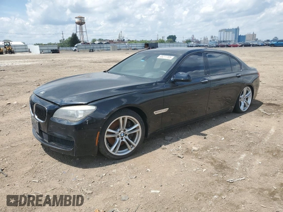 2012 BMW 7 Series 750Li xDrive with VIN WBAKC8C59CC434813, listed as a Copart auction lot 65277705 with Not provided miles and Clean title. Bid and sale history available at DreamBid. Image 1.