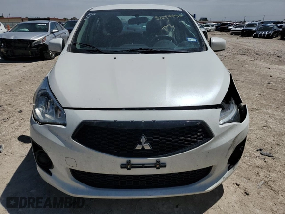 2020 Mitsubishi Mirage G4 ES with VIN ML32F3FJ5LHF04581, listed as a Copart auction lot 51094454 with 64,537 mi miles. Bid and sale history available at carsss.com. Image 5.