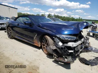 2022 BMW 8 Series 840i with VIN WBADZ2C09NCJ99129, listed as a Copart auction lot 58639014 with 26,194 mi miles and Salvage Title. Bid and sale history available at carsss.com. Image 4.