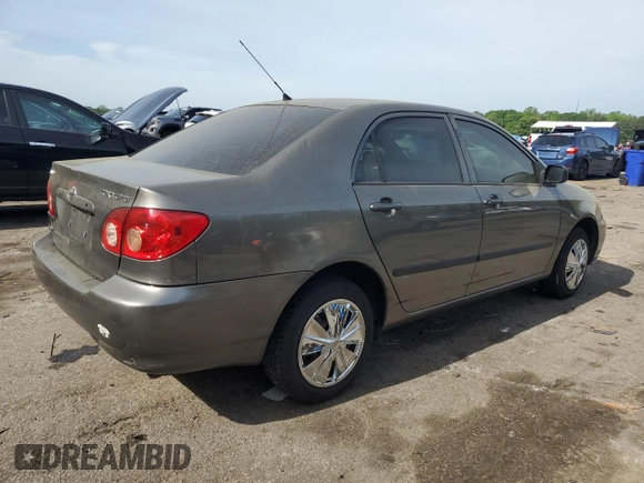 2008 Toyota Corolla CE with VIN 2T1BR32E98C893103, listed as a Copart auction lot 56476345 with 78,250 mi miles and Clean Title. Bid and sale history available at DreamBid. Image 3.