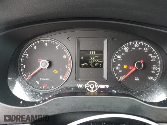 2014 Volkswagen Jetta Sedan S with VIN 3VW1K7AJXEM372431, listed as a Copart auction lot 87395104 with 126,855 mi miles and Salvage Title. Bid and sale history available at carsss.com. Image 9.