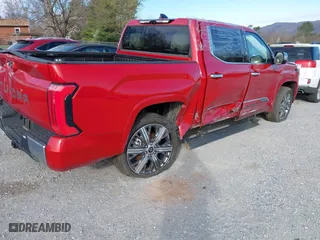 2022 Toyota Tundra 4WD Capstone Hybrid with VIN 5TFVC5DB5NX004324, listed as a IAAI auction lot 41849837 with 26,112 mi miles. Bid and sale history available at carsss.com. Image 4.