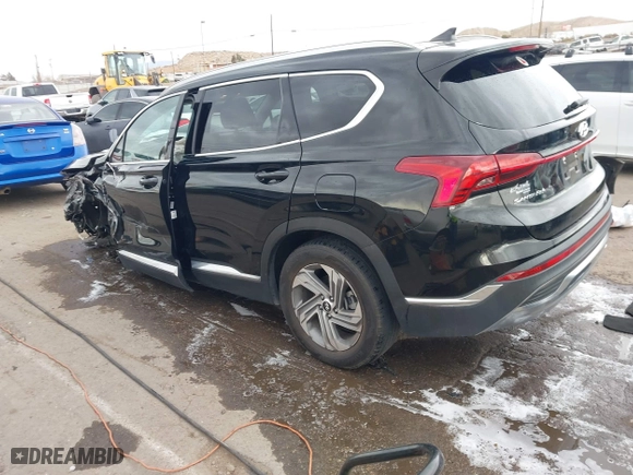 2021 Hyundai Santa Fe SEL with VIN 5NMS2DAJ0MH309992, listed as a IAAI auction lot 41546590 with 24,092 mi miles. Bid and sale history available at carsss.com. Image 3.