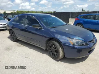 2005 Honda Accord LX with VIN 1HGCM56405A153313, listed as a Copart auction lot 64509175 with 158,674 mi miles and Salvage title. Bid and sale history available at DreamBid. Image 4.