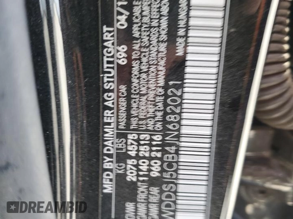 2018 Mercedes-Benz CLA with VIN WDDSJ5CB4JN682021, listed as a Copart auction lot 67926304 with 40,205 mi miles and Salvage Title. Bid and sale history available at carsss.com. Image 14.