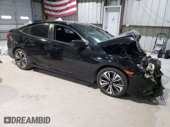 2016 Honda Civic EX-L with VIN 19XFC1F72GE020764, listed as a Copart auction lot 49621775 with Not provided miles and Salvage title. Bid and sale history available at DreamBid. Image 4.