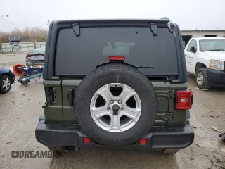 2023 Jeep Wrangler Sport Altitude with VIN 1C4HJXDN2PW569826, listed as a Copart auction lot 81825314 with 16,497 mi miles and Salvage Title. Bid and sale history available at DreamBid. Image 6.